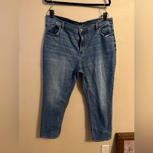 Old Navy Women's Blue Ankle Jeans